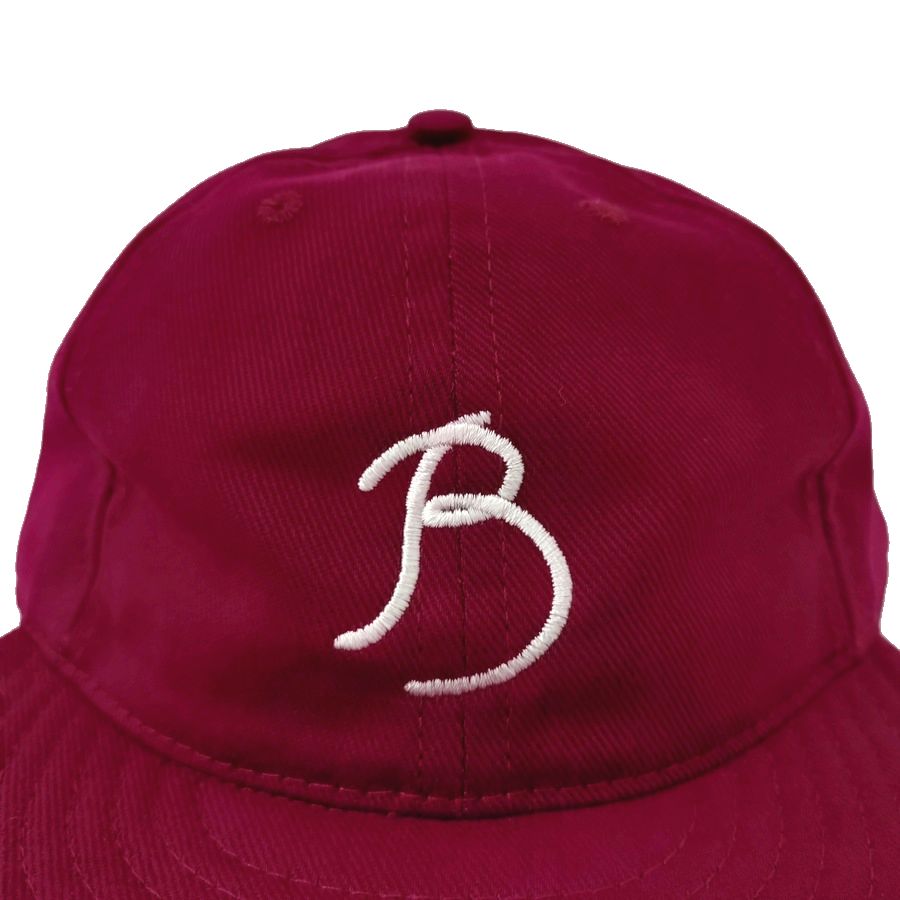 COOPERSTOWN BALL CAP / 1915 BROOKLYN TIP TOPS / BRUSHED COTTON TWILL / SOFT VISOR / D-RING / MAROON / MADE IN USA
