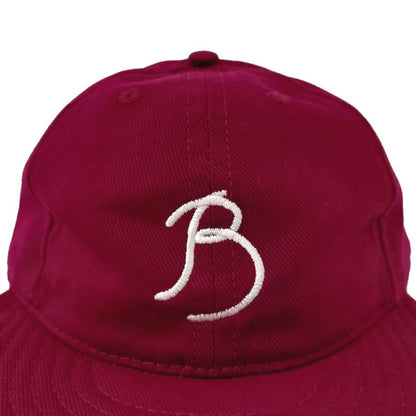 COOPERSTOWN BALL CAP / 1915 BROOKLYN TIP TOPS / BRUSHED COTTON TWILL / SOFT VISOR / D-RING / MAROON / MADE IN USA