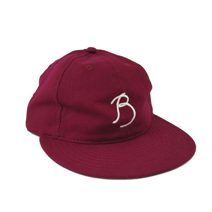 COOPERSTOWN BALL CAP / 1915 BROOKLYN TIP TOPS / BRUSHED COTTON TWILL / SOFT VISOR / D-RING / MAROON / MADE IN USA