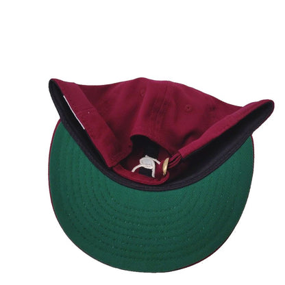 COOPERSTOWN BALL CAP / 1915 BROOKLYN TIP TOPS / BRUSHED COTTON TWILL / SOFT VISOR / D-RING / MAROON / MADE IN USA