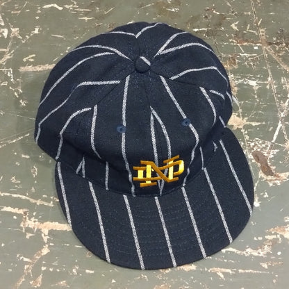 EBBETS FIELD FLANNELS / TEA - 1943 Notre Dame Univercity / PINSTRIPE： Navy×Cream / Wool Flannels / MADE IN USA