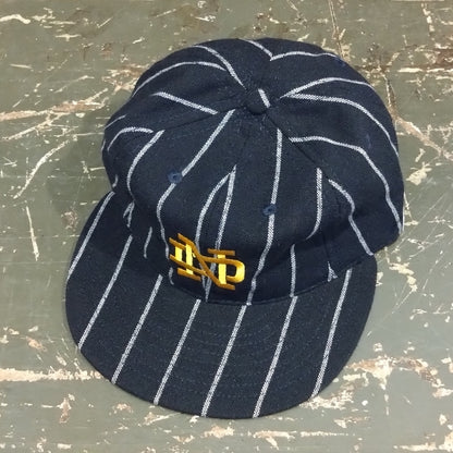 EBBETS FIELD FLANNELS / TEA - 1943 Notre Dame Univercity / PINSTRIPE： Navy×Cream / Wool Flannels / MADE IN USA