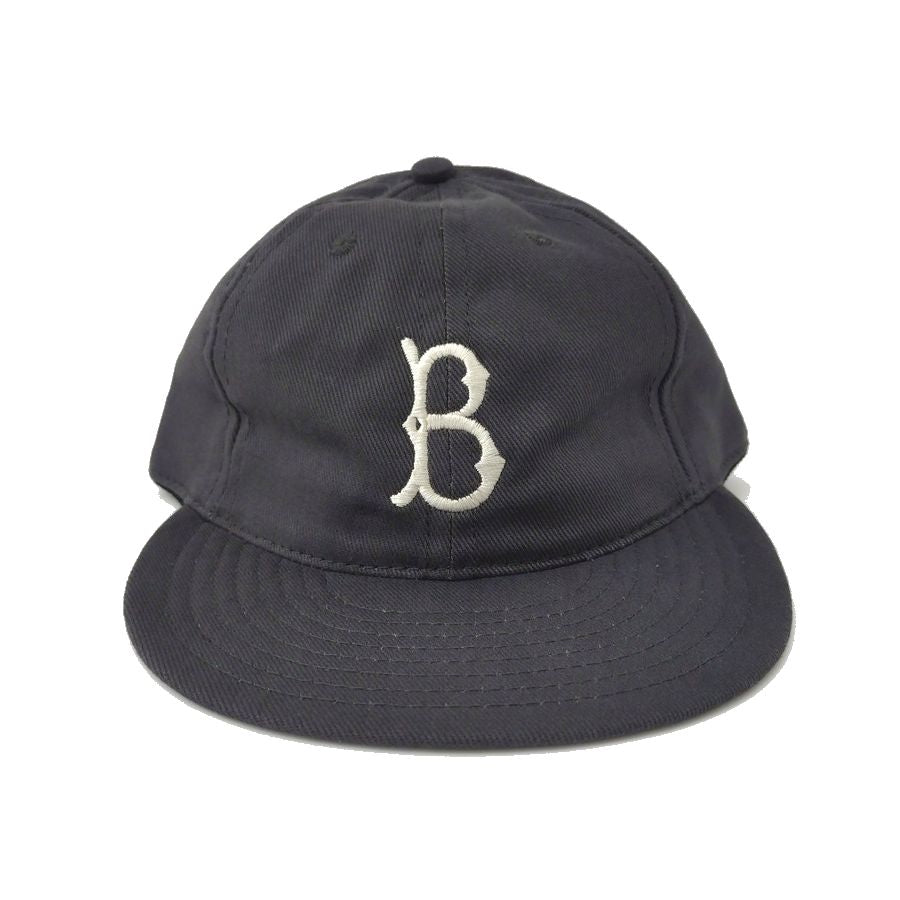 COOPERSTOWN BALL CAP / 1955 BROOKLYN DODGERS / BRUSHED COTTON TWILL / SOFT VISOR / D-RING / CHACOAL / MADE IN USA