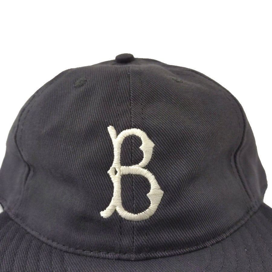 COOPERSTOWN BALL CAP / 1955 BROOKLYN DODGERS / BRUSHED COTTON TWILL / SOFT VISOR / D-RING / CHACOAL / MADE IN USA
