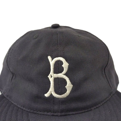COOPERSTOWN BALL CAP / 1955 BROOKLYN DODGERS / BRUSHED COTTON TWILL / SOFT VISOR / D-RING / CHACOAL / MADE IN USA