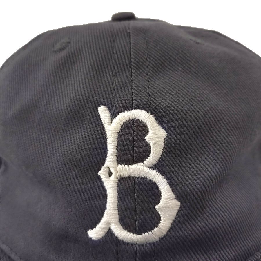 COOPERSTOWN BALL CAP / 1955 BROOKLYN DODGERS / BRUSHED COTTON TWILL / SOFT VISOR / D-RING / CHACOAL / MADE IN USA