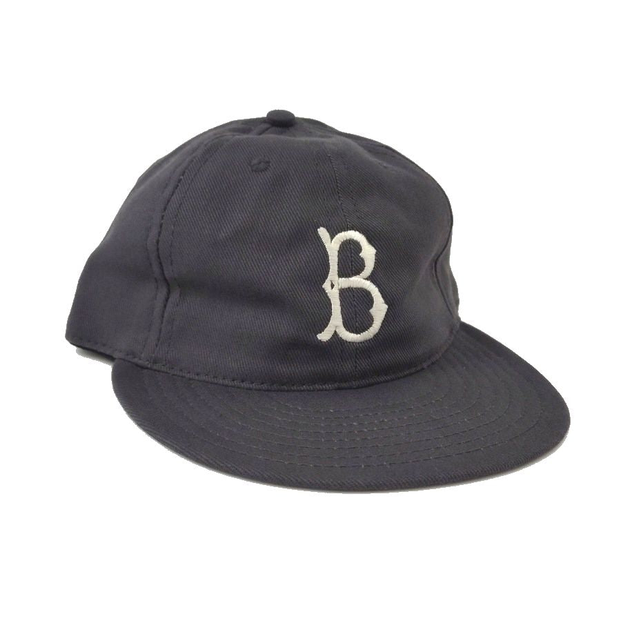 COOPERSTOWN BALL CAP / 1955 BROOKLYN DODGERS / BRUSHED COTTON TWILL / SOFT VISOR / D-RING / CHACOAL / MADE IN USA