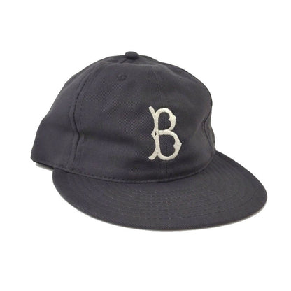 COOPERSTOWN BALL CAP / 1955 BROOKLYN DODGERS / BRUSHED COTTON TWILL / SOFT VISOR / D-RING / CHACOAL / MADE IN USA