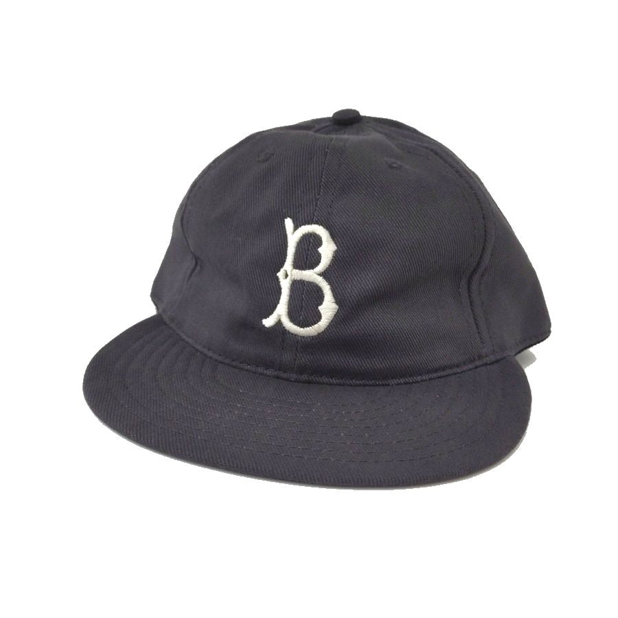 COOPERSTOWN BALL CAP / 1955 BROOKLYN DODGERS / BRUSHED COTTON TWILL / SOFT VISOR / D-RING / CHACOAL / MADE IN USA