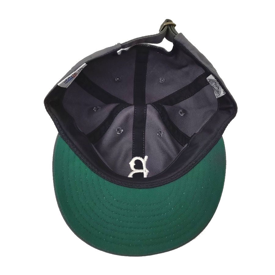 COOPERSTOWN BALL CAP / 1955 BROOKLYN DODGERS / BRUSHED COTTON TWILL / SOFT VISOR / D-RING / CHACOAL / MADE IN USA