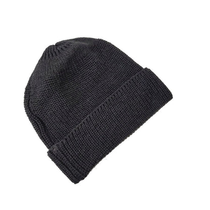 modAS / KNIT CAP / BORKUM / CHACOAL / COTTON / MADE IN GERMANY