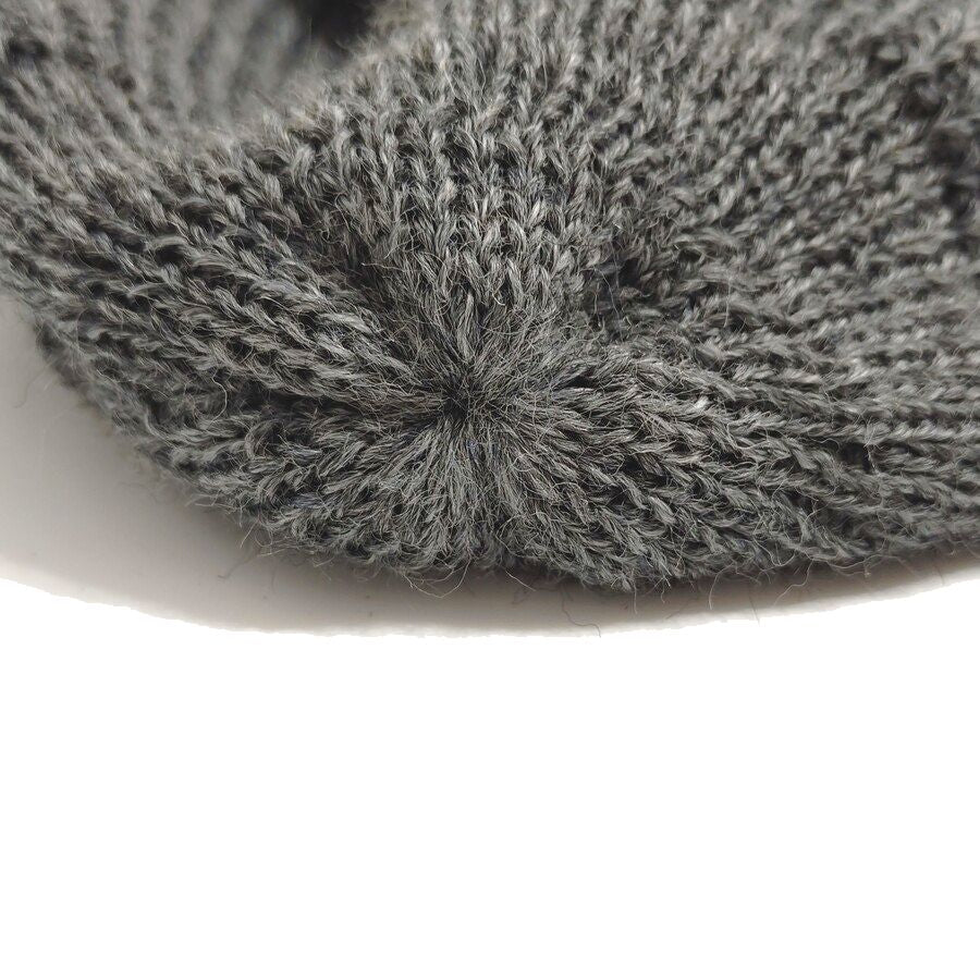 modAS / KNIT CAP / JUIST / GRAY / VIRGIN WOOL / MADE IN GERMANY