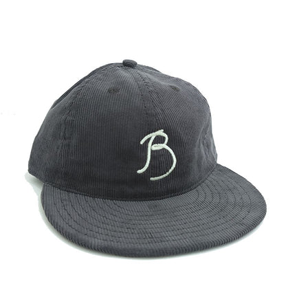 COOPERSTOWN BALL CAP / CORDUROY CAP / 1915 BROOKLYN TIP TOPS / GRAY / SOFT VISOR / SPECIAL ORDER MODEL / MADE IN USA