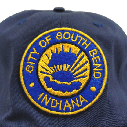 COOPERSTOWN BALL CAP / 1943 SOUTH BEND BLUE SOX / 2COLOR / PATCH / MADE IN USA