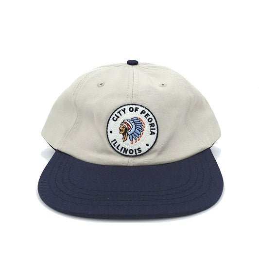 COOPERSTOWN BALL CAP / 1948 ROCK FORD PEACHES / STONE×NAVY【SPECIAL ORDER COLOR】 MADE IN USA
