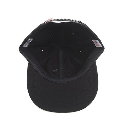 COOPERSTOWN BALL CAP / 1948 ROCK FORD PEACHES / WOOLSAGE / PATCH / SNAP / BLACK / MADE IN USA
