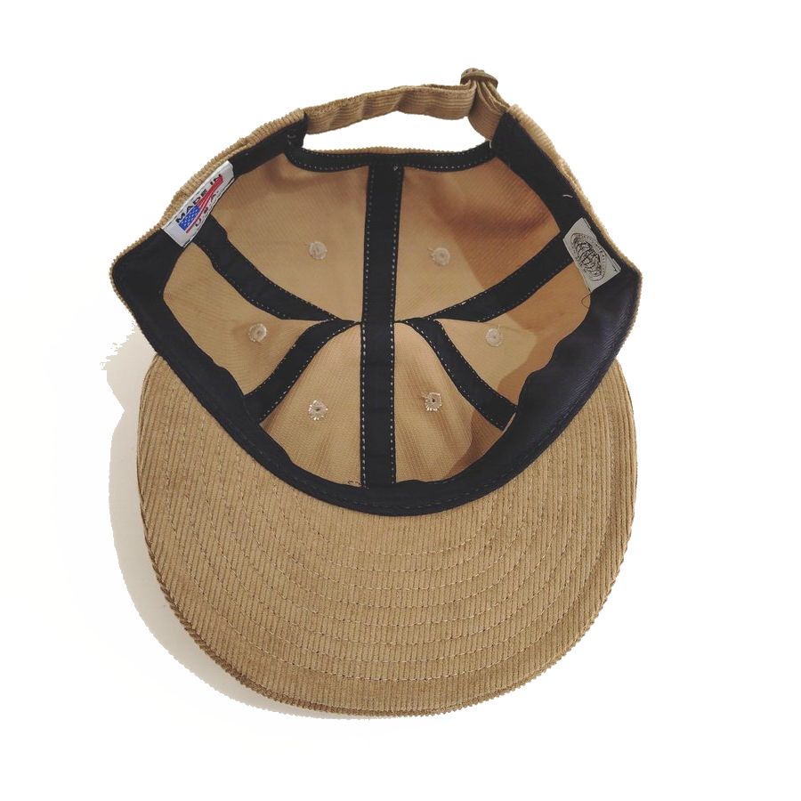 COOPERSTOWN BALL CAP / CORDUROY CAP / 1935 NEWYORK BLACK YANKEES / KHAKI / SOFT VISOR / FELT / SPECIAL ORDER MODEL / MADE IN USA