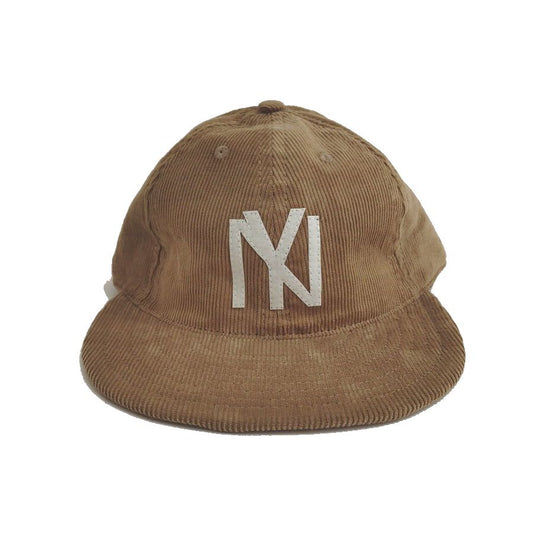 COOPERSTOWN BALL CAP / CORDUROY CAP / 1935 NEWYORK BLACK YANKEES / KHAKI / SOFT VISOR / FELT / SPECIAL ORDER MODEL / MADE IN USA