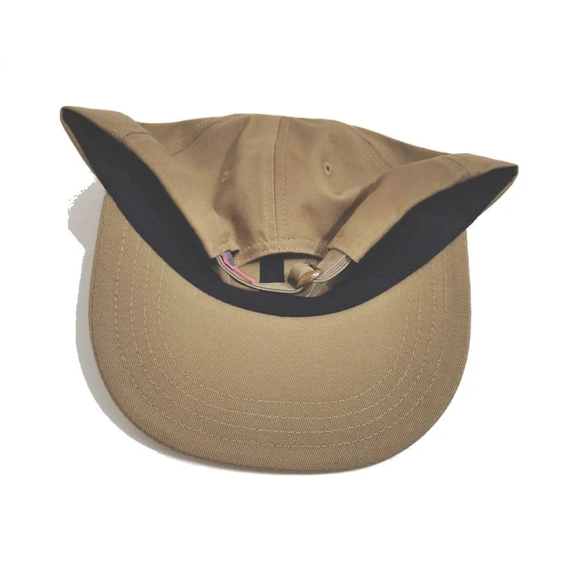 COOPERSTOWN BALL CAP / CORDUROY CAP / COOPERS PATCH  / KHAKI / SOFT VISOR / PATCH / SPECIAL ORDER MODEL / MADE IN USA
