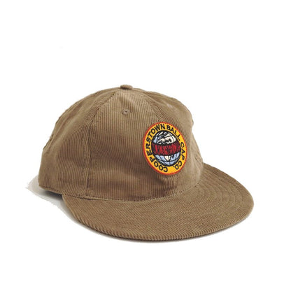 COOPERSTOWN BALL CAP / CORDUROY CAP / COOPERS PATCH  / KHAKI / SOFT VISOR / PATCH / SPECIAL ORDER MODEL / MADE IN USA