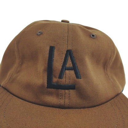 COOPERSTOWN BALL CAP / 1943 LOSANGELES ANGELS / BROWN / SPECIAL ORDER COLOR / MADE IN USA