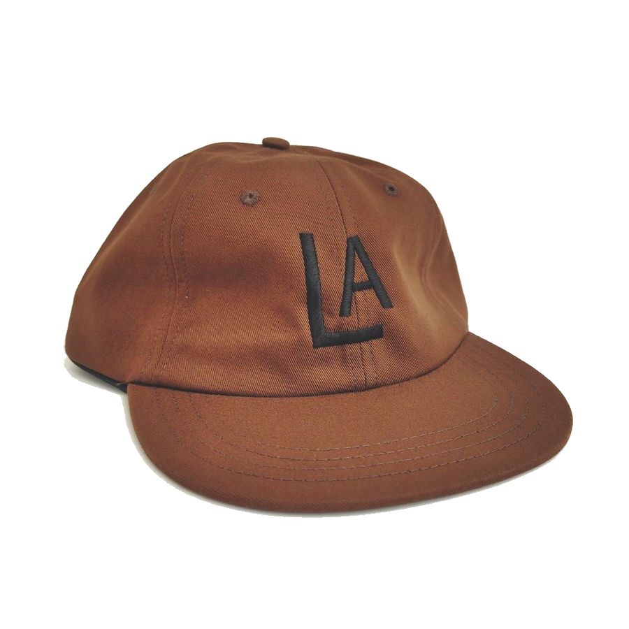 COOPERSTOWN BALL CAP / 1943 LOSANGELES ANGELS / BROWN / SPECIAL ORDER COLOR / MADE IN USA