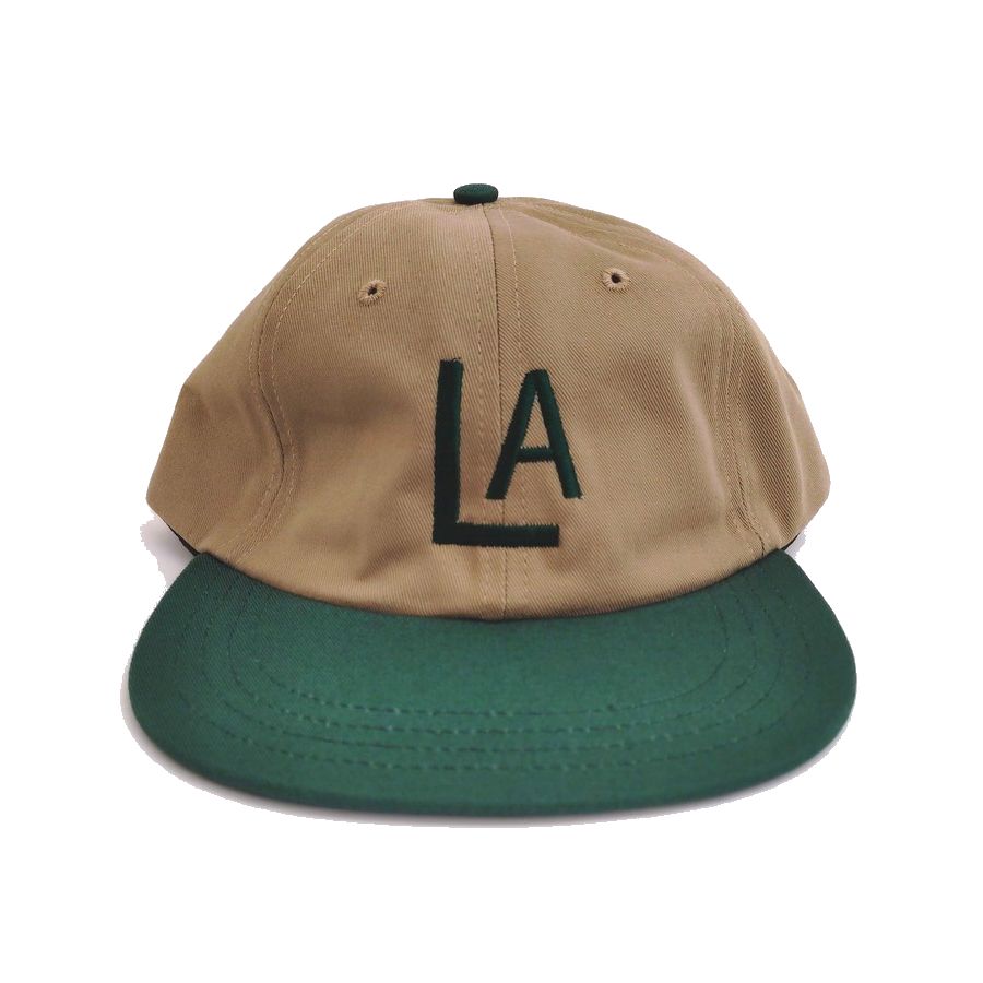 COOPERSTOWN BALL CAP / 1943 LOSANGELES ANGELS / KHAKI×GREEN / SPECIAL ORDER COLOR / MADE IN USA