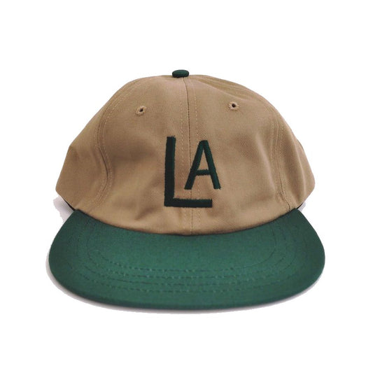 COOPERSTOWN BALL CAP / 1943 LOSANGELES ANGELS / KHAKI×GREEN / SPECIAL ORDER COLOR / MADE IN USA