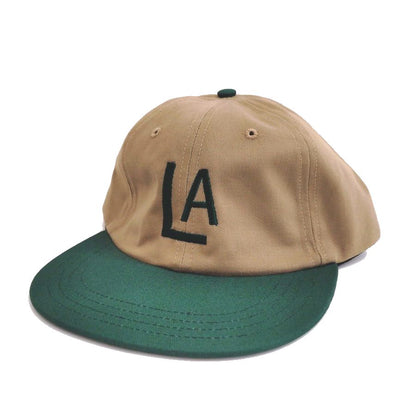 COOPERSTOWN BALL CAP / 1943 LOSANGELES ANGELS / KHAKI×GREEN / SPECIAL ORDER COLOR / MADE IN USA