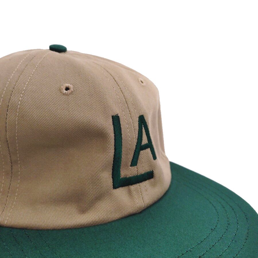 COOPERSTOWN BALL CAP / 1943 LOSANGELES ANGELS / KHAKI×GREEN / SPECIAL ORDER COLOR / MADE IN USA