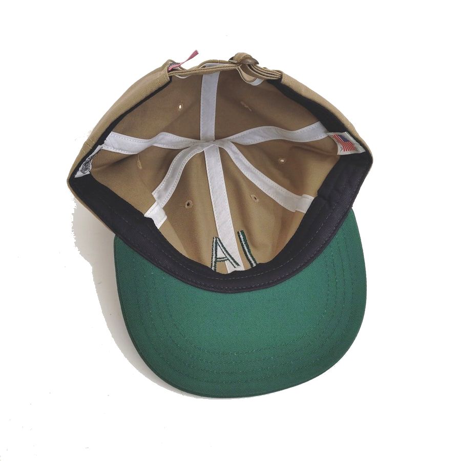 COOPERSTOWN BALL CAP / 1943 LOSANGELES ANGELS / KHAKI×GREEN / SPECIAL ORDER COLOR / MADE IN USA