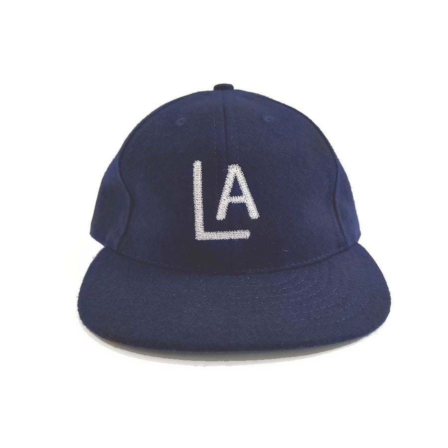 COOPERSTOWN BALL CAP / 1943 LOSANGELES ENGELES(CHAIN-STITCH) / WOOL NYLON / LEATHER STRAP / 2 COLOR / MADE IN USA