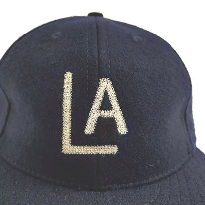 COOPERSTOWN BALL CAP / 1943 LOSANGELES ENGELES(CHAIN-STITCH) / WOOL NYLON / LEATHER STRAP / 2 COLOR / MADE IN USA