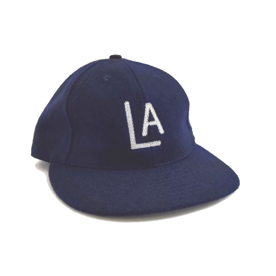 COOPERSTOWN BALL CAP / 1943 LOSANGELES ENGELES(CHAIN-STITCH) / WOOL NYLON / LEATHER STRAP / 2 COLOR / MADE IN USA