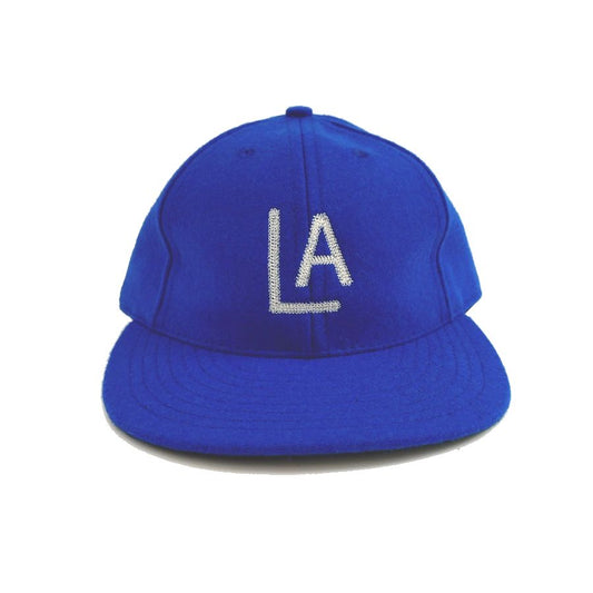 COOPERSTOWN BALL CAP / 1943 LOSANGELES ENGELES / WOOL NYLON / LEATHER STRAP / 2 COLOR / MADE IN USA