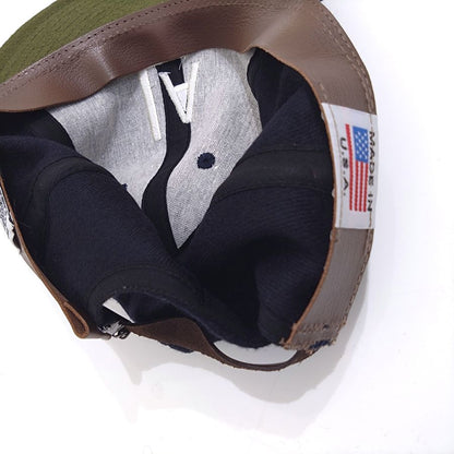 COOPERSTOWN BALL CAP / 1943 LOSANGELES ENGELES / NAVY / WOOL FLANNEL / LEATHER STRAP / MADE IN USA