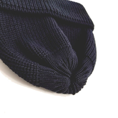 modAS / KNIT CAP / JUIST / BLACK / COTTON / MADE IN GERMANY