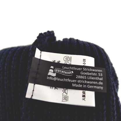 modAS / KNIT CAP / JUIST / BLACK / COTTON / MADE IN GERMANY
