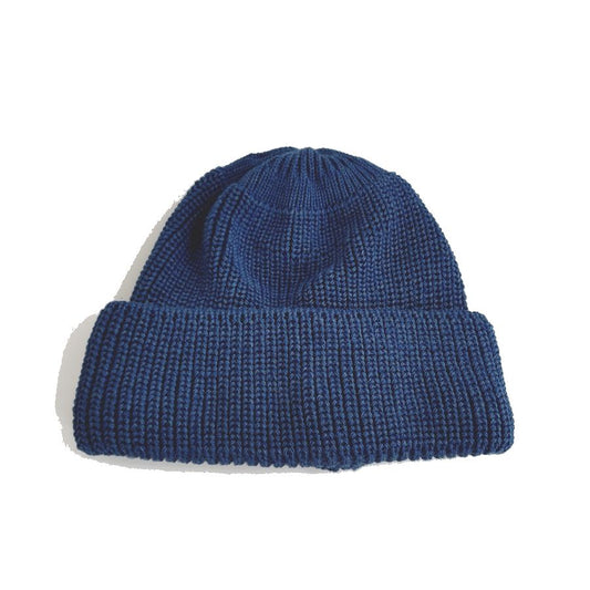 modAS / KNIT CAP / JUIST / DENIM / COTTON / MADE IN GERMANY