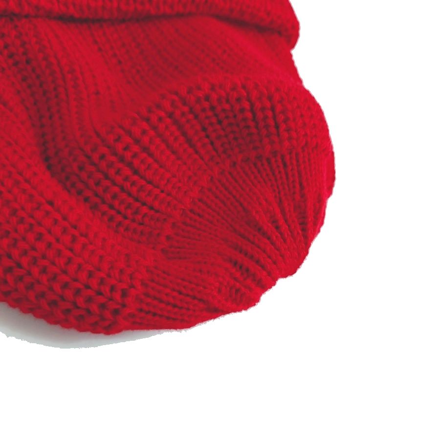 modAS / KNIT CAP / JUIST / RED / COTTON / MADE IN GERMANY