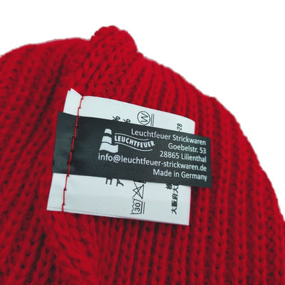 modAS / KNIT CAP / JUIST / RED / COTTON / MADE IN GERMANY