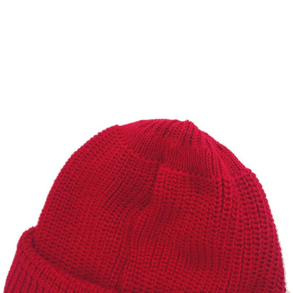 modAS / KNIT CAP / JUIST / RED / COTTON / MADE IN GERMANY