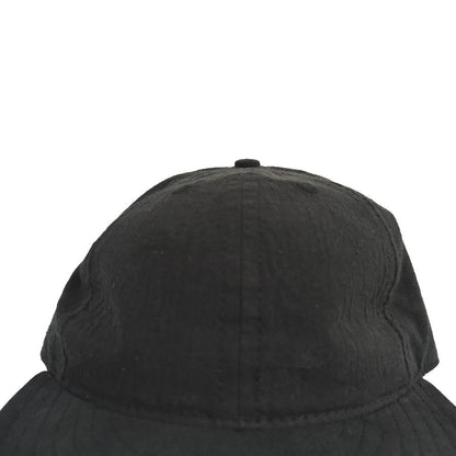 COOPERSTOWN BALL CAP / LINEN COTTON CAP / BLACK / SPECIAL ORDER MODEL / STRUCTURED / MADE IN USA