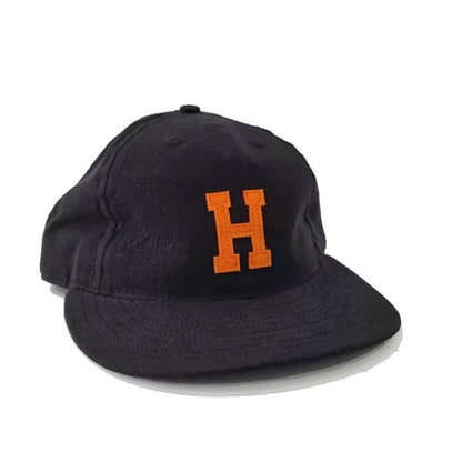 COOPERSTOWN BALL CAP / 1931 HOMESTEAD GRAYS / LINEN COTTON / BLACK / FELT / SPECIAL ORDER MODEL / STRUCTURED / MADE IN USA