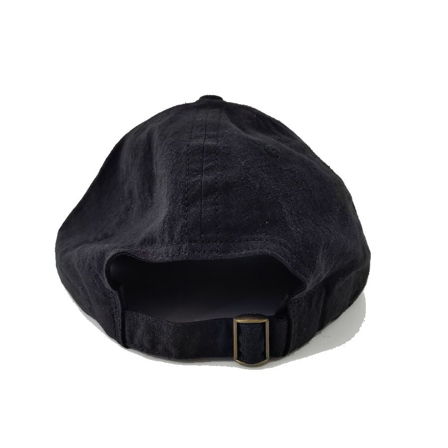 COOPERSTOWN BALL CAP / 1931 HOMESTEAD GRAYS / LINEN COTTON / BLACK / FELT / SPECIAL ORDER MODEL / STRUCTURED / MADE IN USA