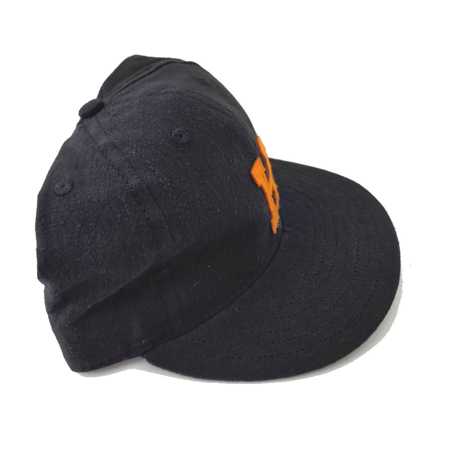 COOPERSTOWN BALL CAP / 1931 HOMESTEAD GRAYS / LINEN COTTON / BLACK / FELT / SPECIAL ORDER MODEL / STRUCTURED / MADE IN USA