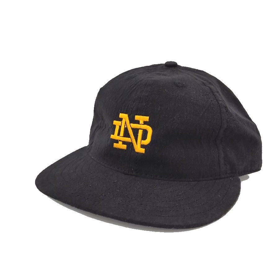 COOPERSTOWN BALL CAP / 1943 NOTRE DAME UNIVERCITY / LINEN COTTON / BLACK / EXCLUSIVE / SPECIAL ORDER MODEL / STRUCTURED / MADE IN USA