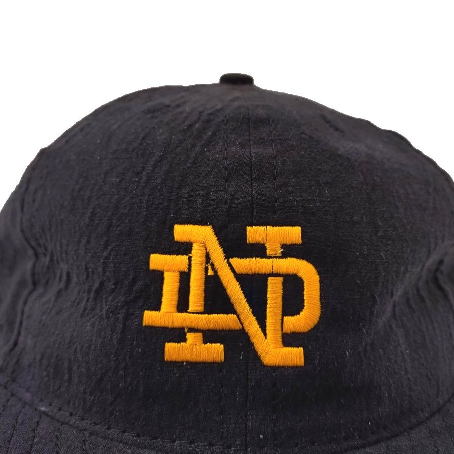COOPERSTOWN BALL CAP / 1943 NOTRE DAME UNIVERCITY / LINEN COTTON / BLACK / EXCLUSIVE / SPECIAL ORDER MODEL / STRUCTURED / MADE IN USA