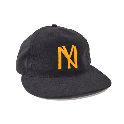 COOPERSTOWN BALL CAP / 1935 NEWYORK BLACK YANKEES / LINEN COTTON / BLACK / SPECIAL ORDER MODEL / STRUCTURED / MADE IN USA