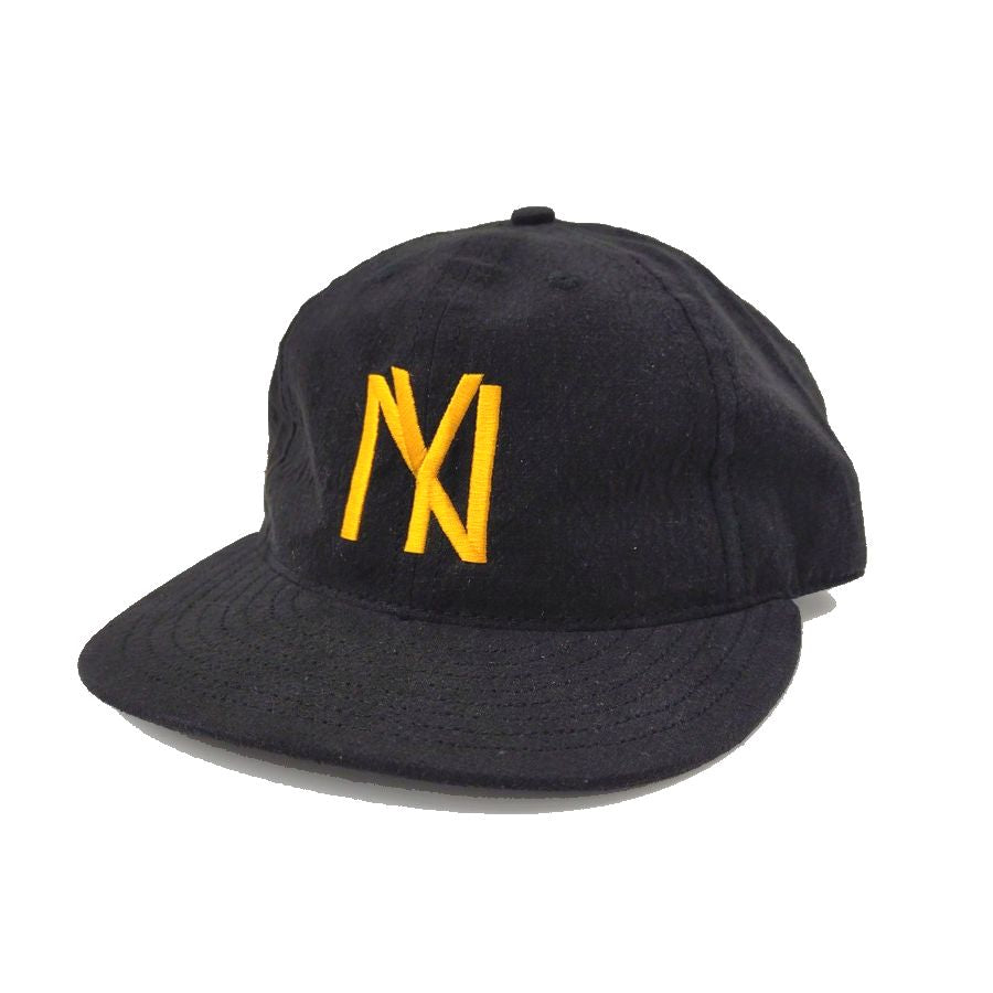 COOPERSTOWN BALL CAP / 1935 NEWYORK BLACK YANKEES / LINEN COTTON / BLACK / SPECIAL ORDER MODEL / STRUCTURED / MADE IN USA